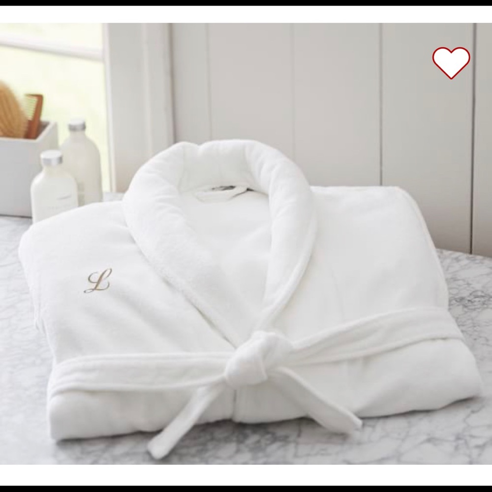 NWT Pottery Barn Classic Robe unisex small